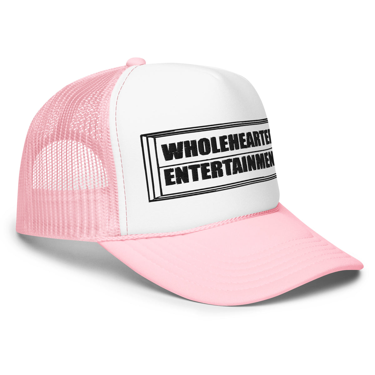 OTTO Blue and Pink Heart Trucker Hat Otto Trucker Hat - Etsy main image 2